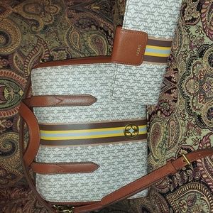 Fossil Rachel Satchel and wallet